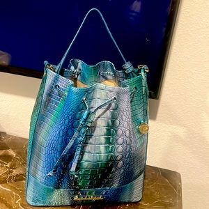 Marlowe turquoise Melbourne Brahmin NWT and Dust bag. Never used
